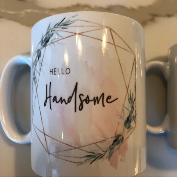 Hello Gorgeous and Handsome Mugs - Picture 3 of 3